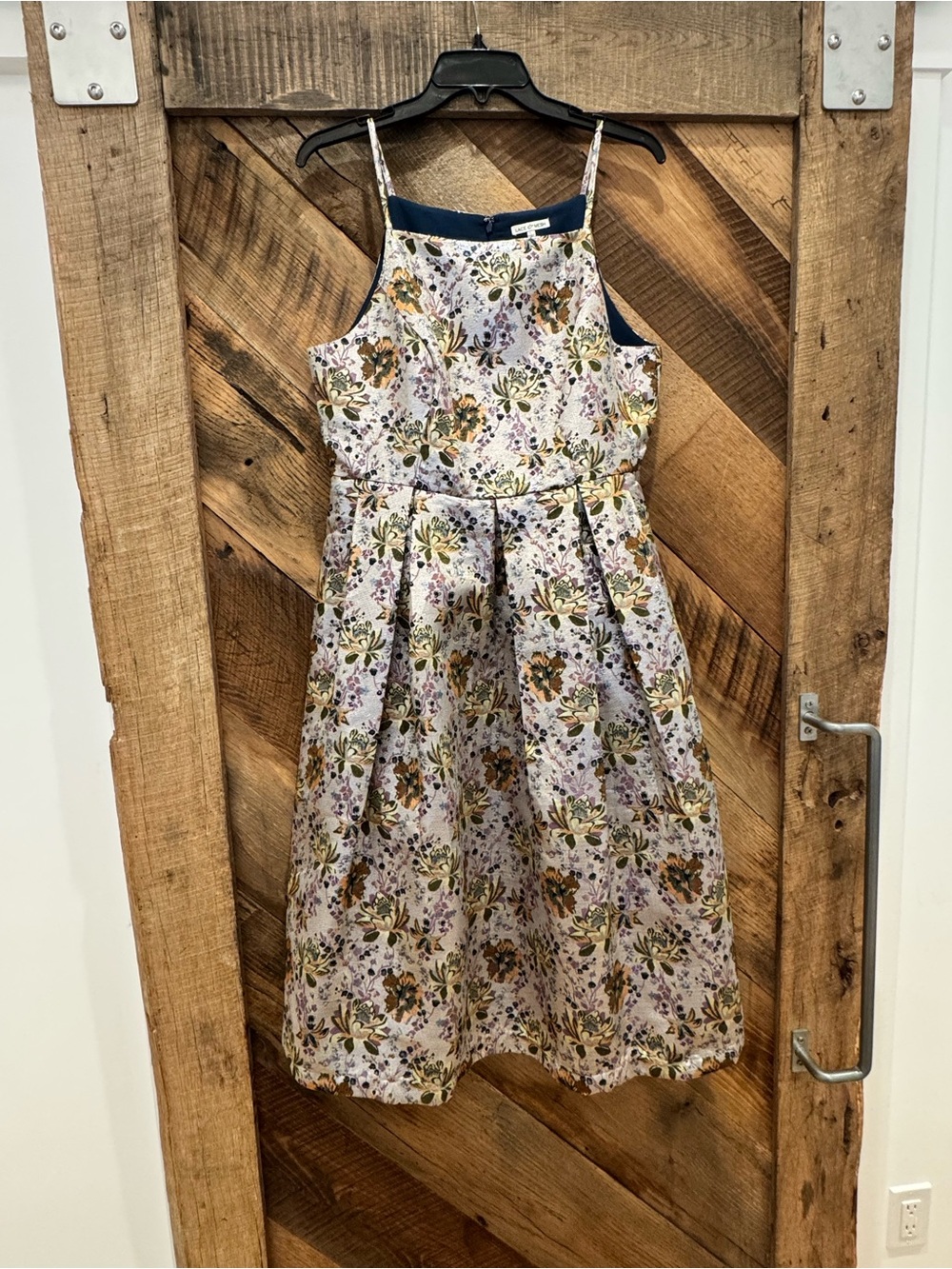 Lace & Mesh Formal Midi Dress Size L
